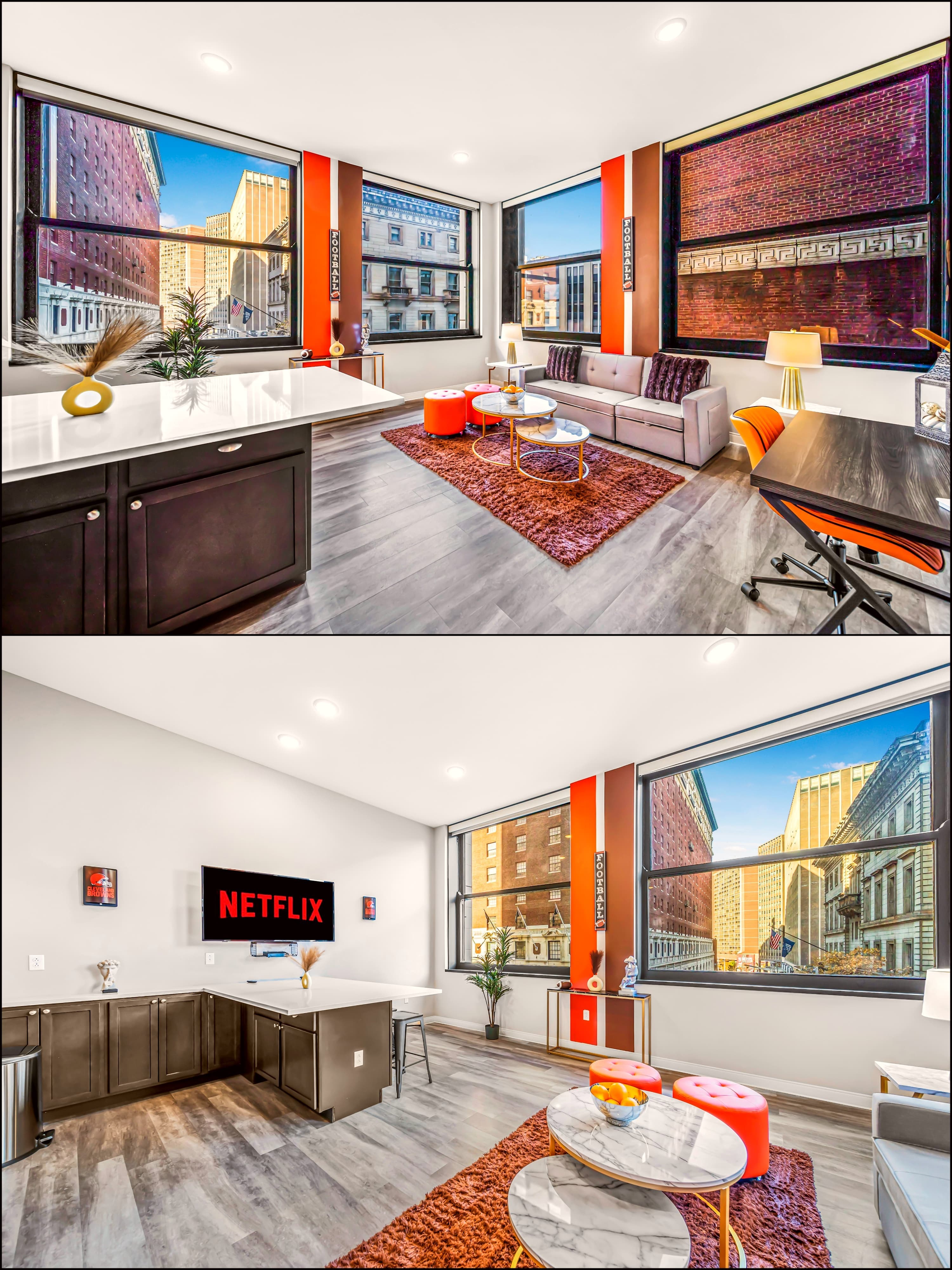 Central Flat: Indoor Pool, Rooftop, Gym